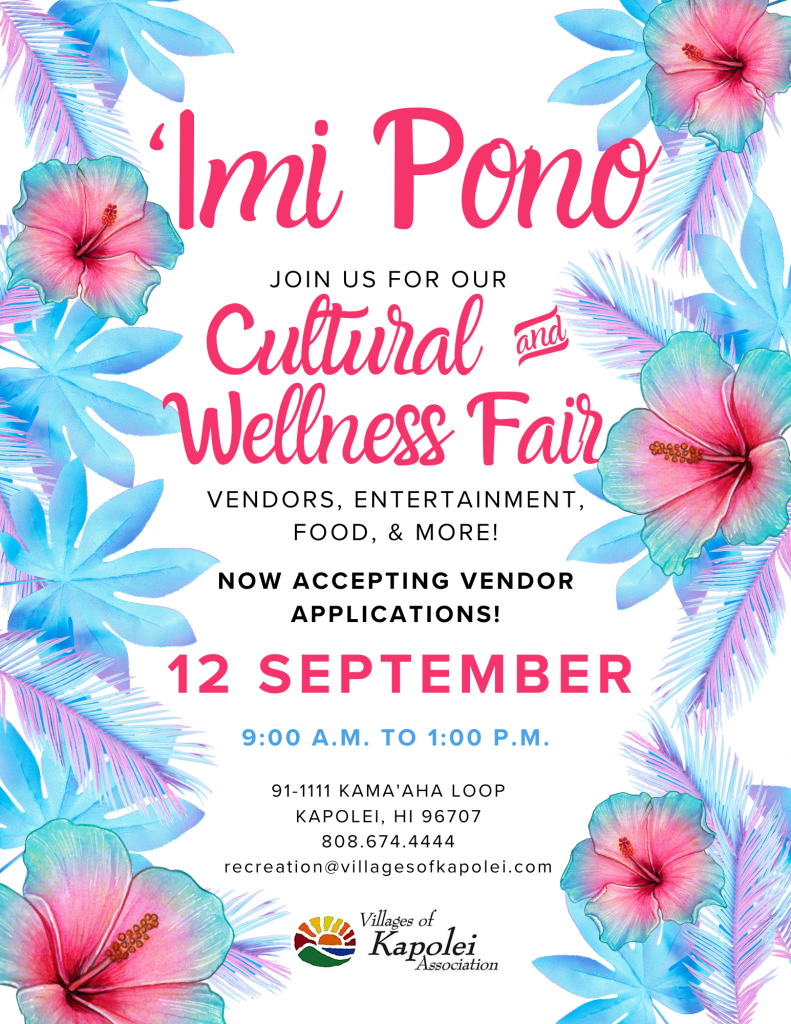 Imi Pono: Cultural & Wellness Fair